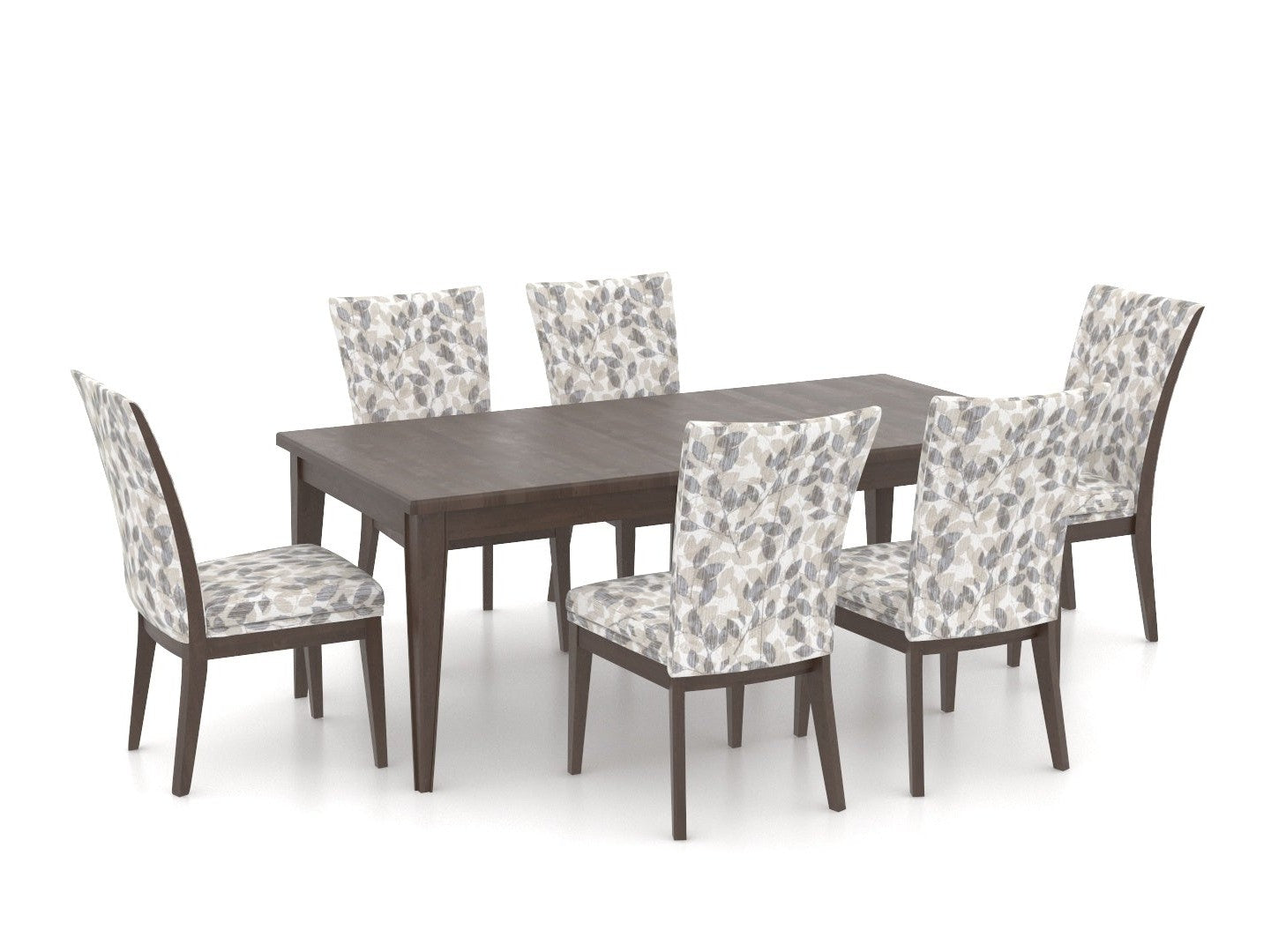 Canadel Dining Set Table and Six Chairs