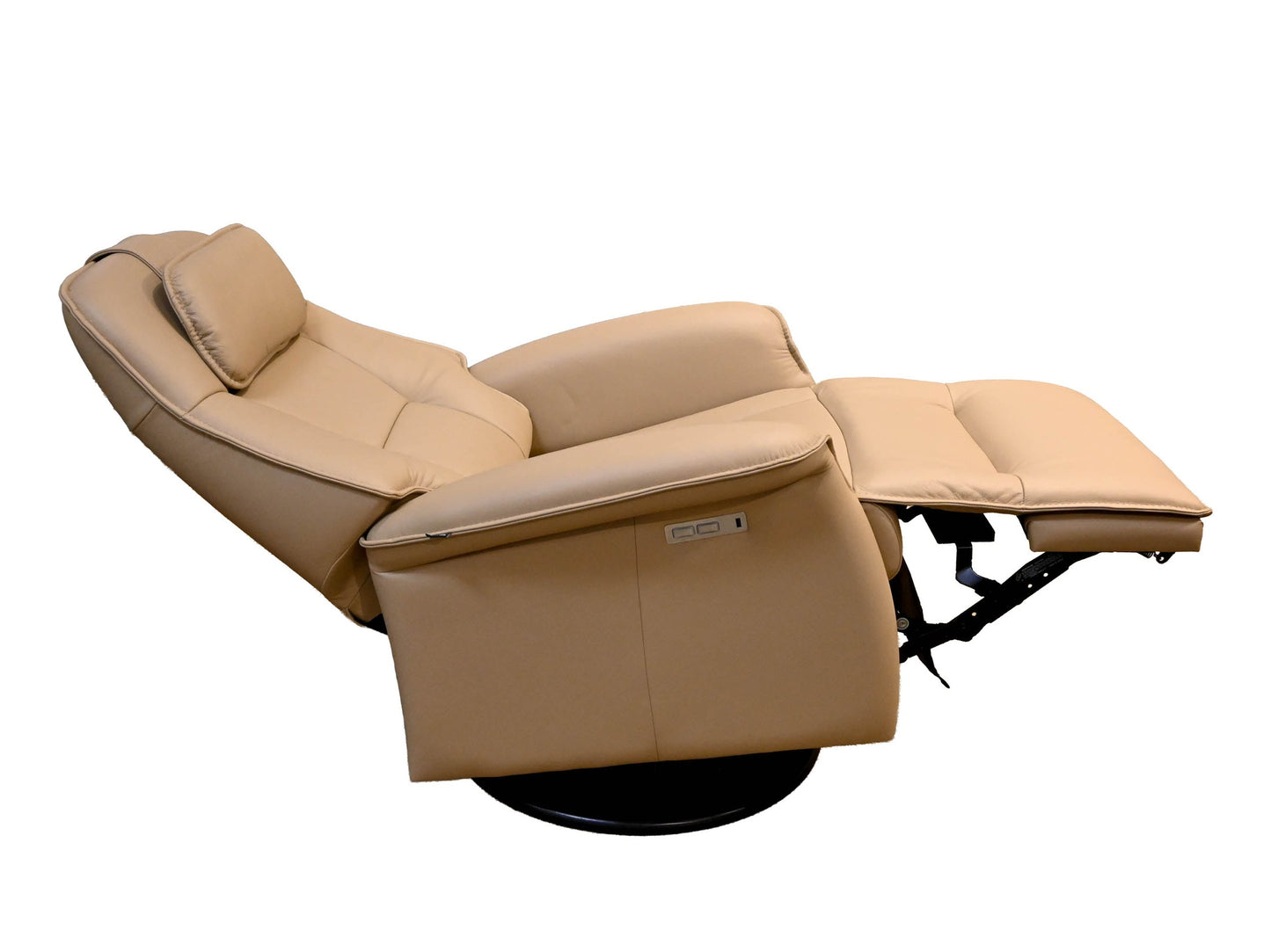 Fjords Stockholm Small Swivel Glider with Power Headrest
