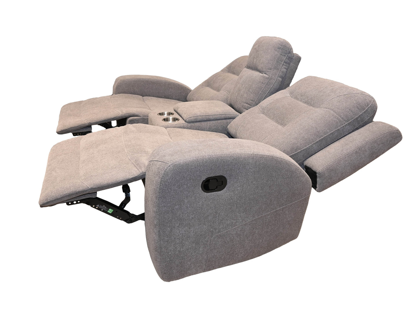 K-Motion Manual Reclining Loveseat with Console