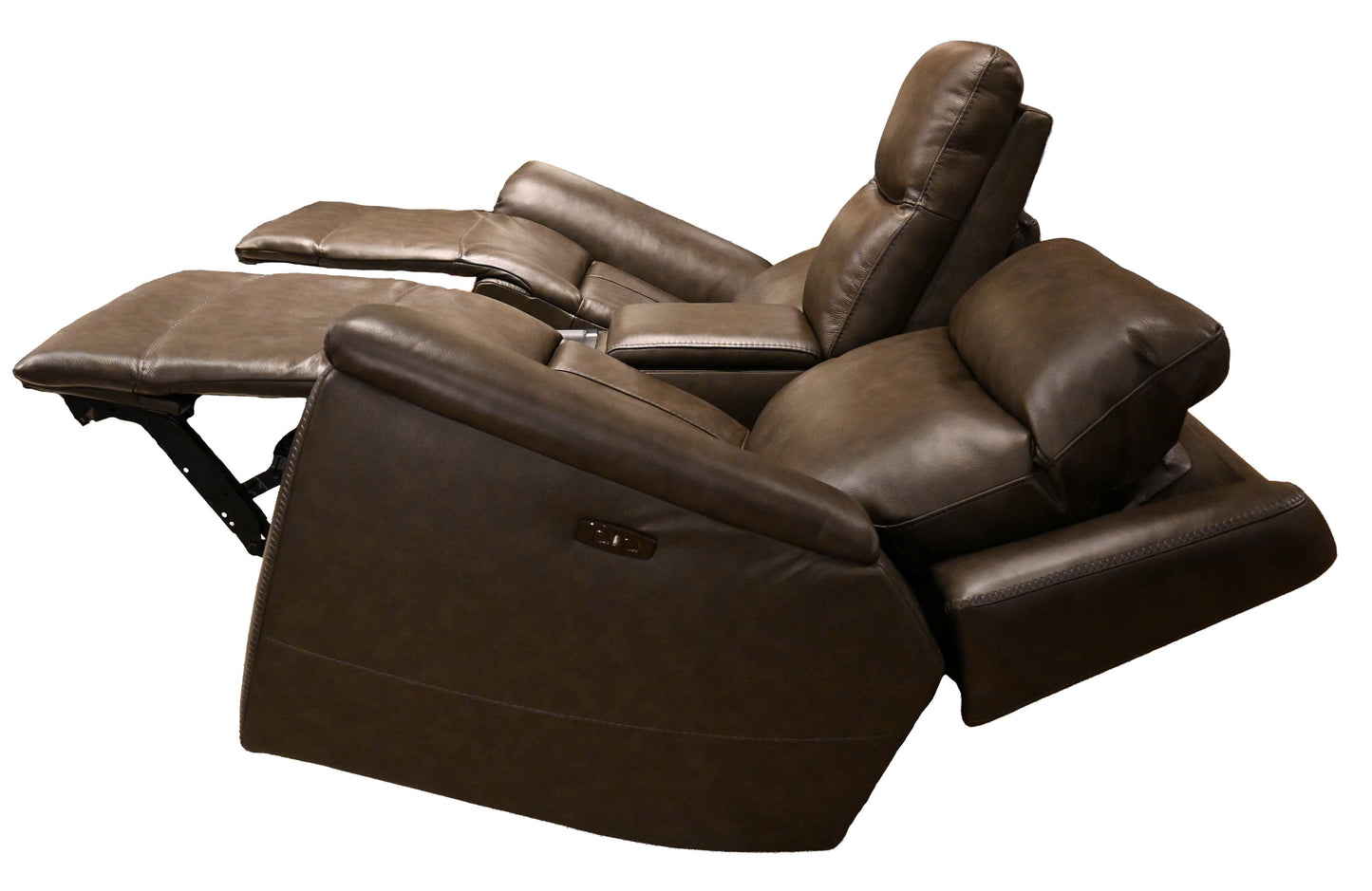 K-Motion Zero Gravity Power Loveseat with Console & Adjustable Headrest