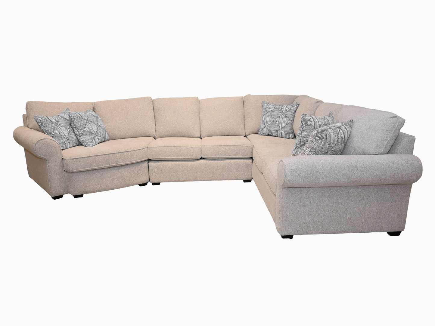 Superstyle Stationary Sectional in Santorini Sand