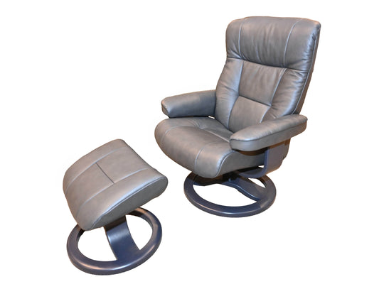 Fjords Manjana Large Swivel Chair & Ottoman