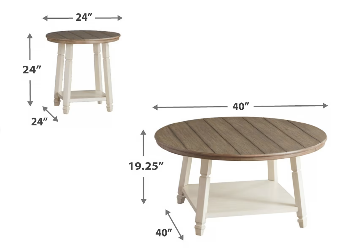 Ashley Bolanbrook Occasional Table (Set of 3)