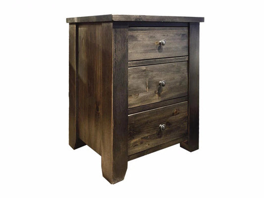 Rough Sawn 3DR Night Table