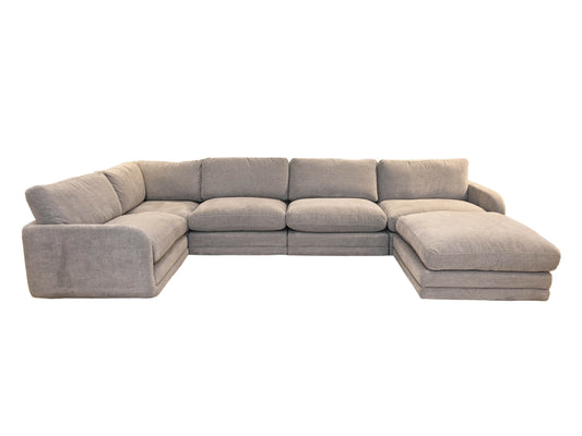 K-Motion 5 Piece Modular Sectional in Brent Mineral