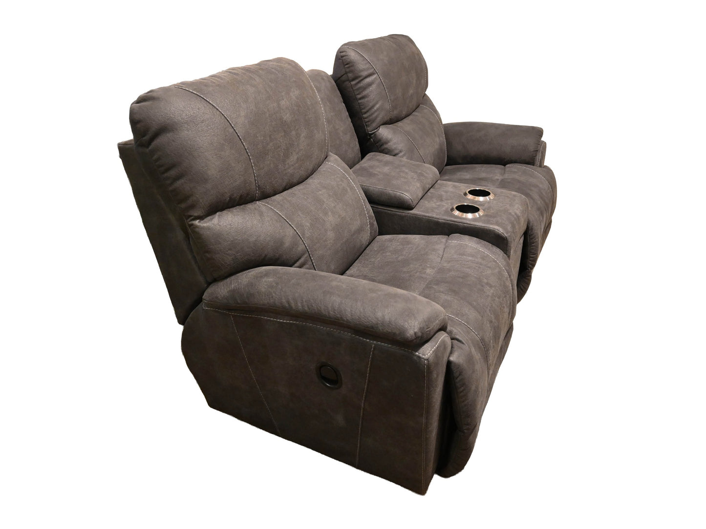 LaZBoy Trouper Reclining Loveseat & Console