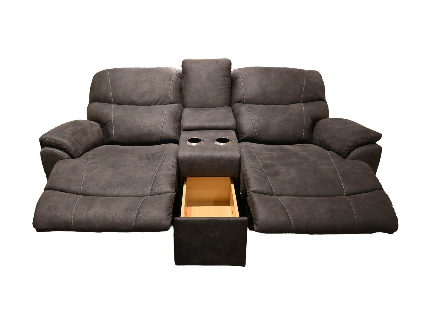 LaZBoy Trouper Reclining Loveseat & Console