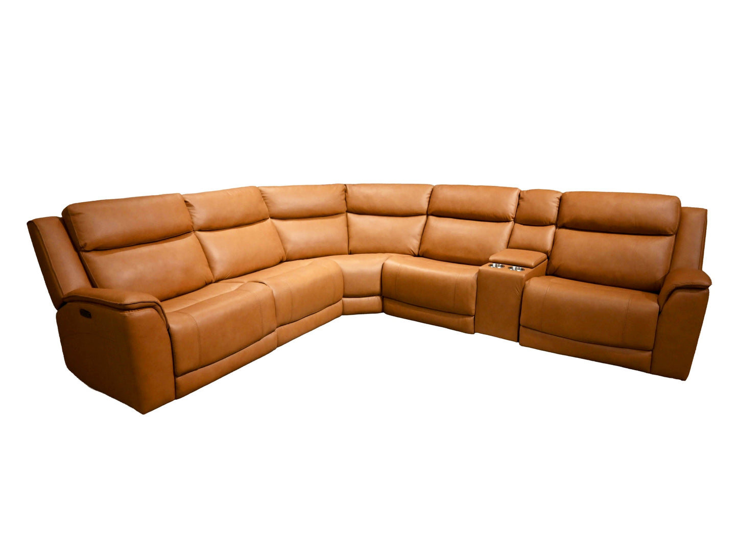 K-Motion 6-piece Power Reclining Sectional w/Console