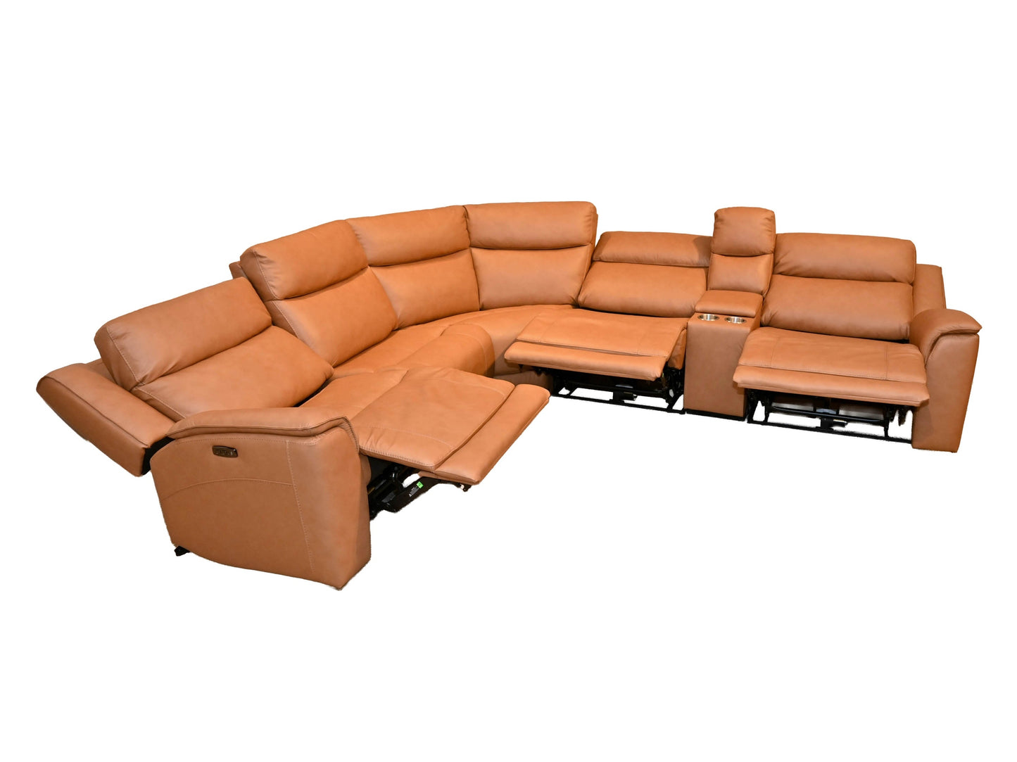 K-Motion 6-piece Power Reclining Sectional w/Console