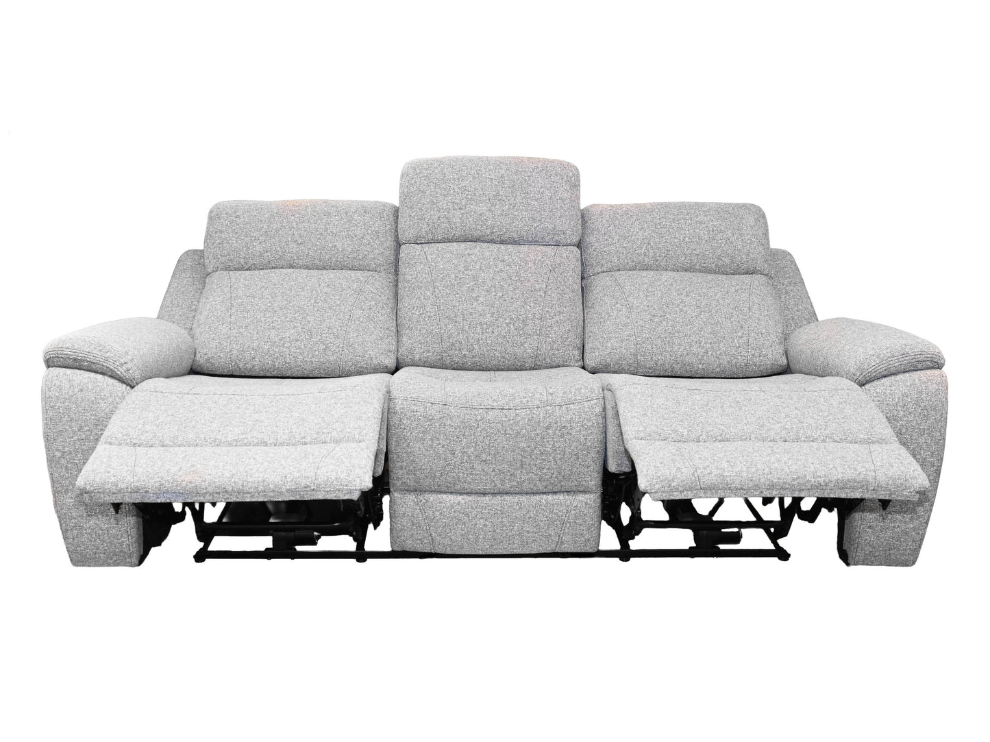 K-Motion Nathan Grey Power Sofa W/Adj. Headrest