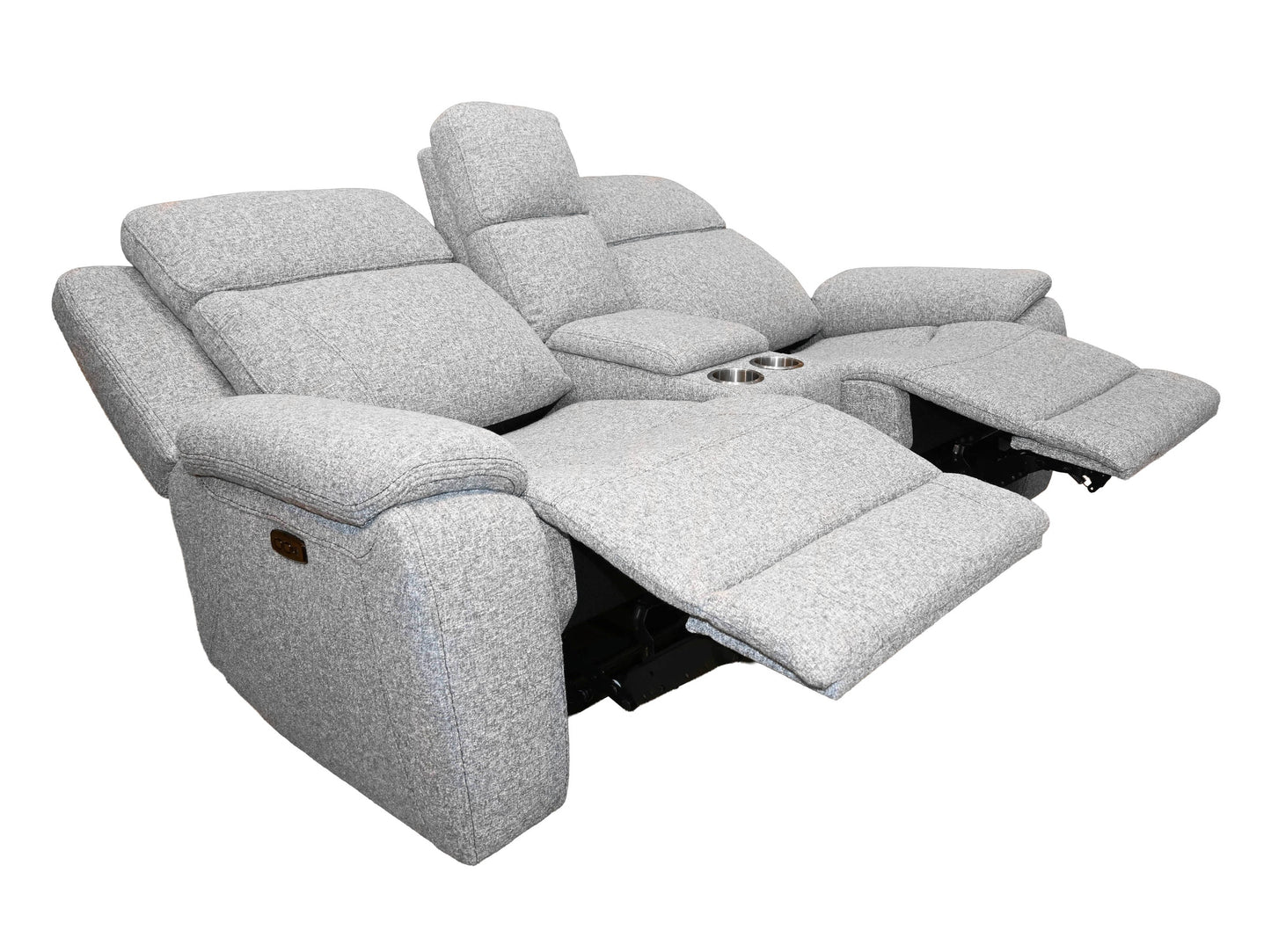 K-Motion Nathan Grey Power Loveseat w/Console