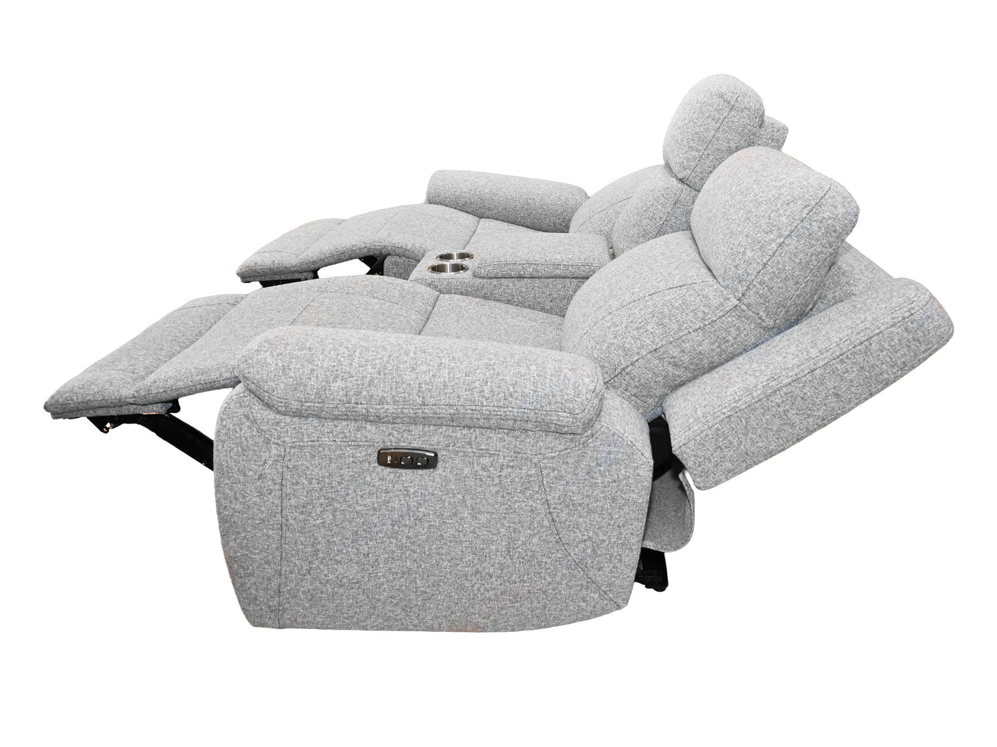 K-Motion Nathan Grey Power Loveseat w/Console