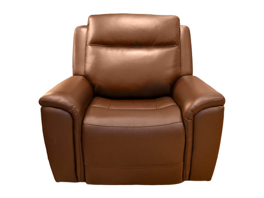 Kuka Brown Zero Gravity Recliner w/Adj. Headrest