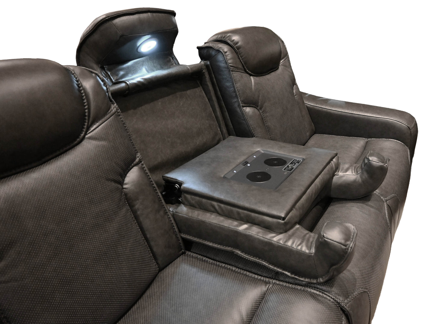 K-Motion Jet Set Zero Gravity Sofa in Ink Black