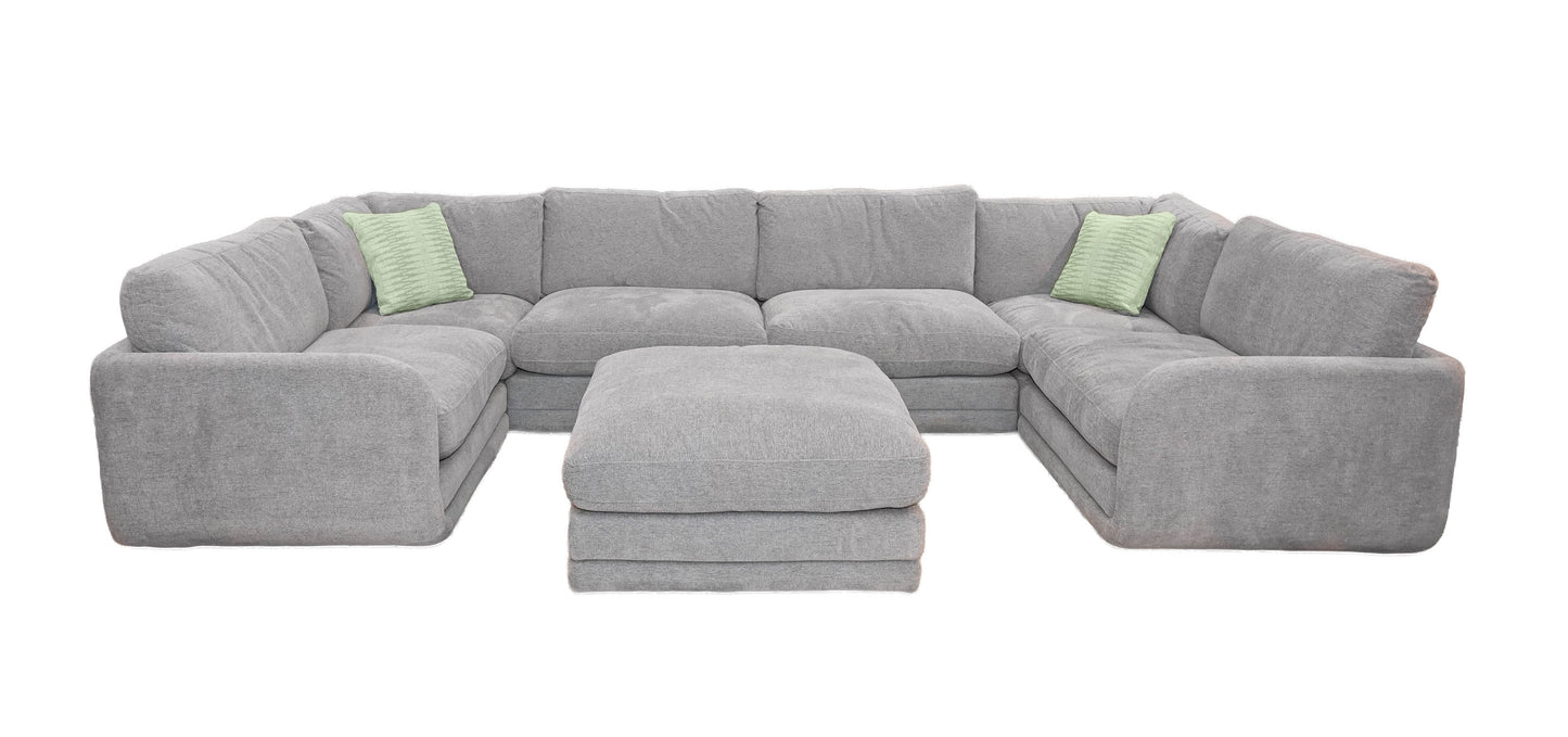 K-Motion 6 Piece Modular Sectional in Brent Mineral