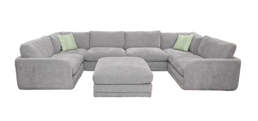 K-Motion 6 Piece Modular Sectional in Brent Mineral
