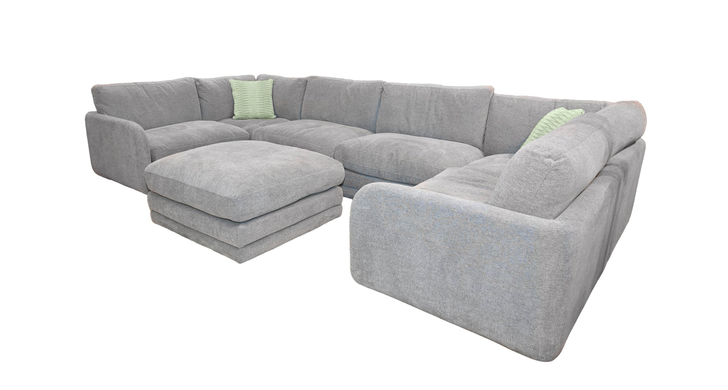 K-Motion 6 Piece Modular Sectional in Brent Mineral