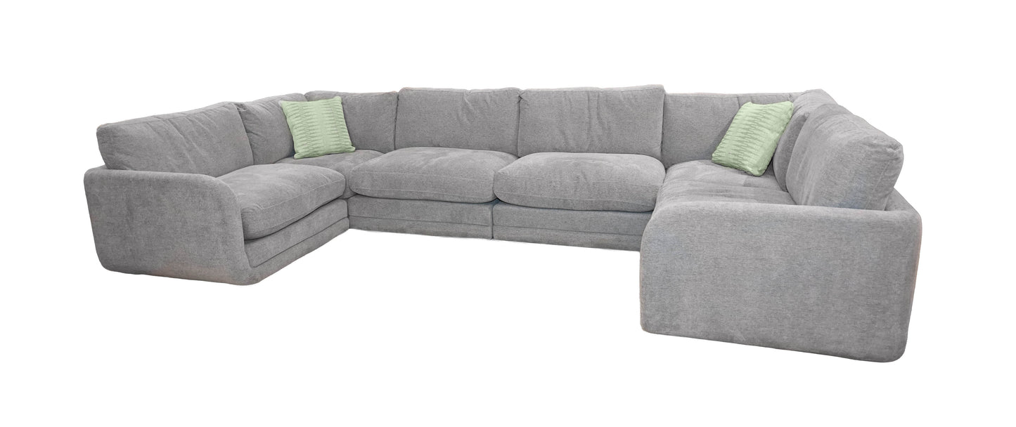 K-Motion 6 Piece Modular Sectional in Brent Mineral