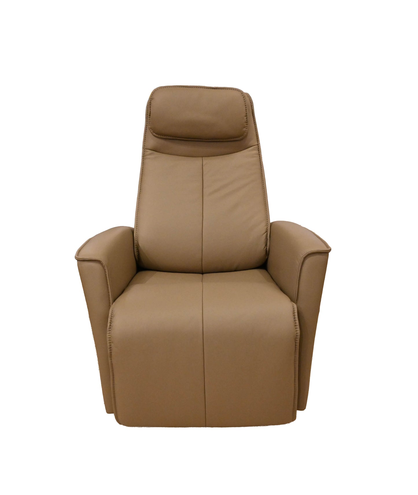 Fjords Loft Relaxer Swivel Glider with Headrest in Nougat