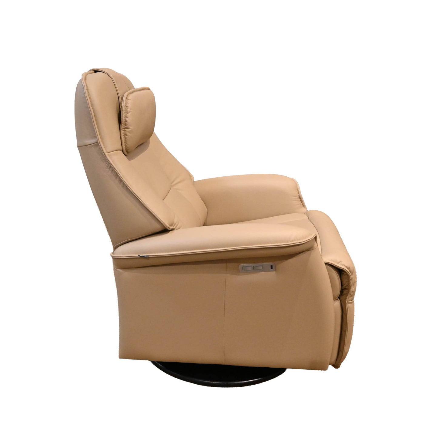 Fjords Stockholm Small Swivel Glider with Power Headrest
