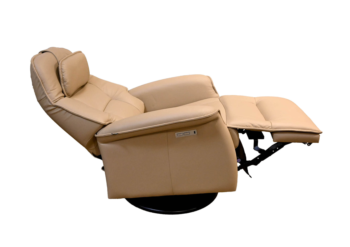 Fjords Stockholm Small Swivel Glider with Power Headrest