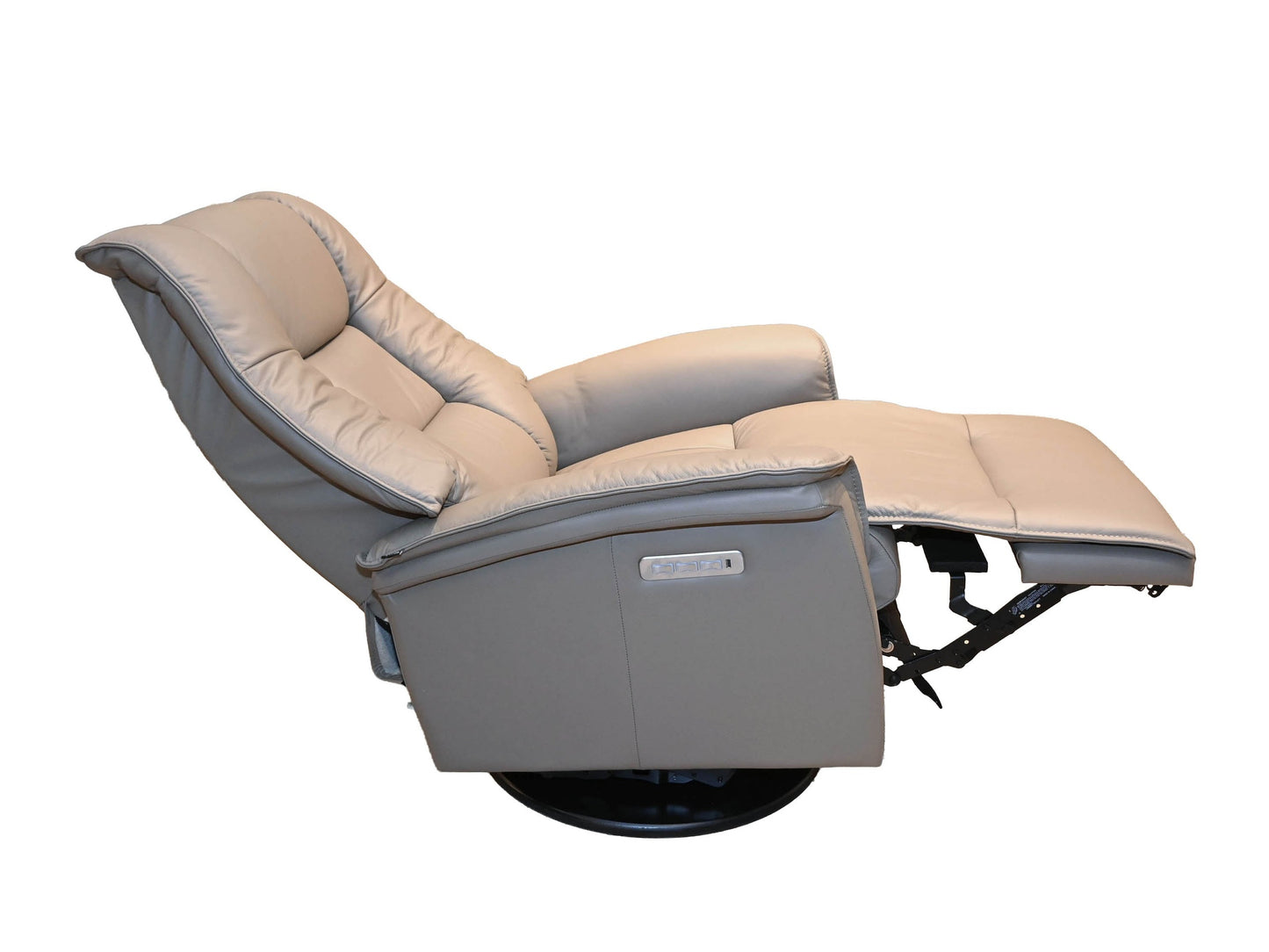 Fjords Paris Large Swivel Glider with Headrest and Lumbar in Nougat
