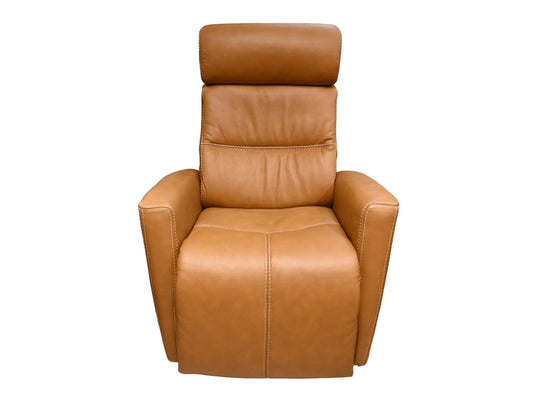 Fjords Milan Small Swivel Glider Recliner with Contrast Stitching