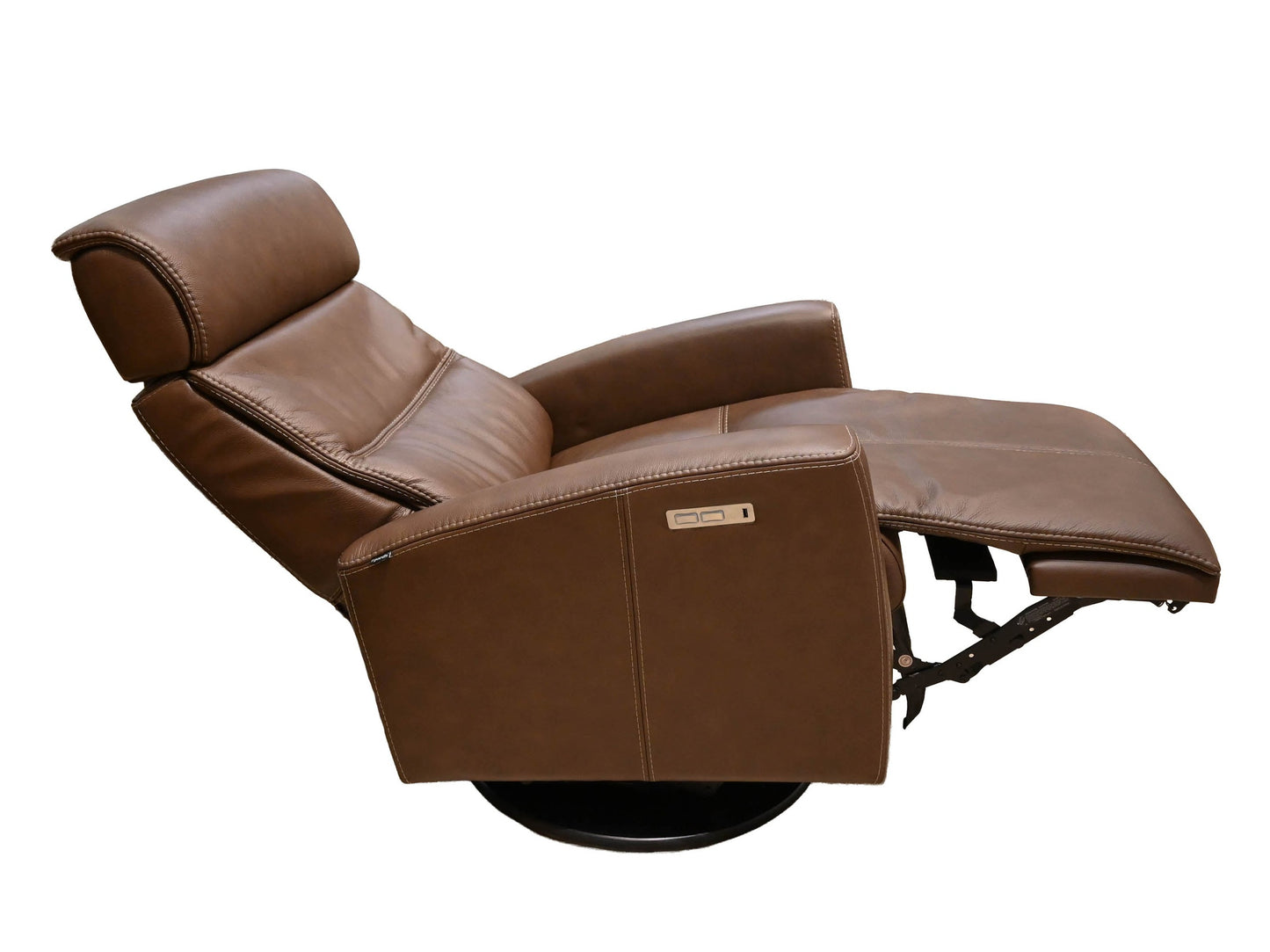 Fjords Milan Large Swivel Glider Recliner with Contrast Stitching