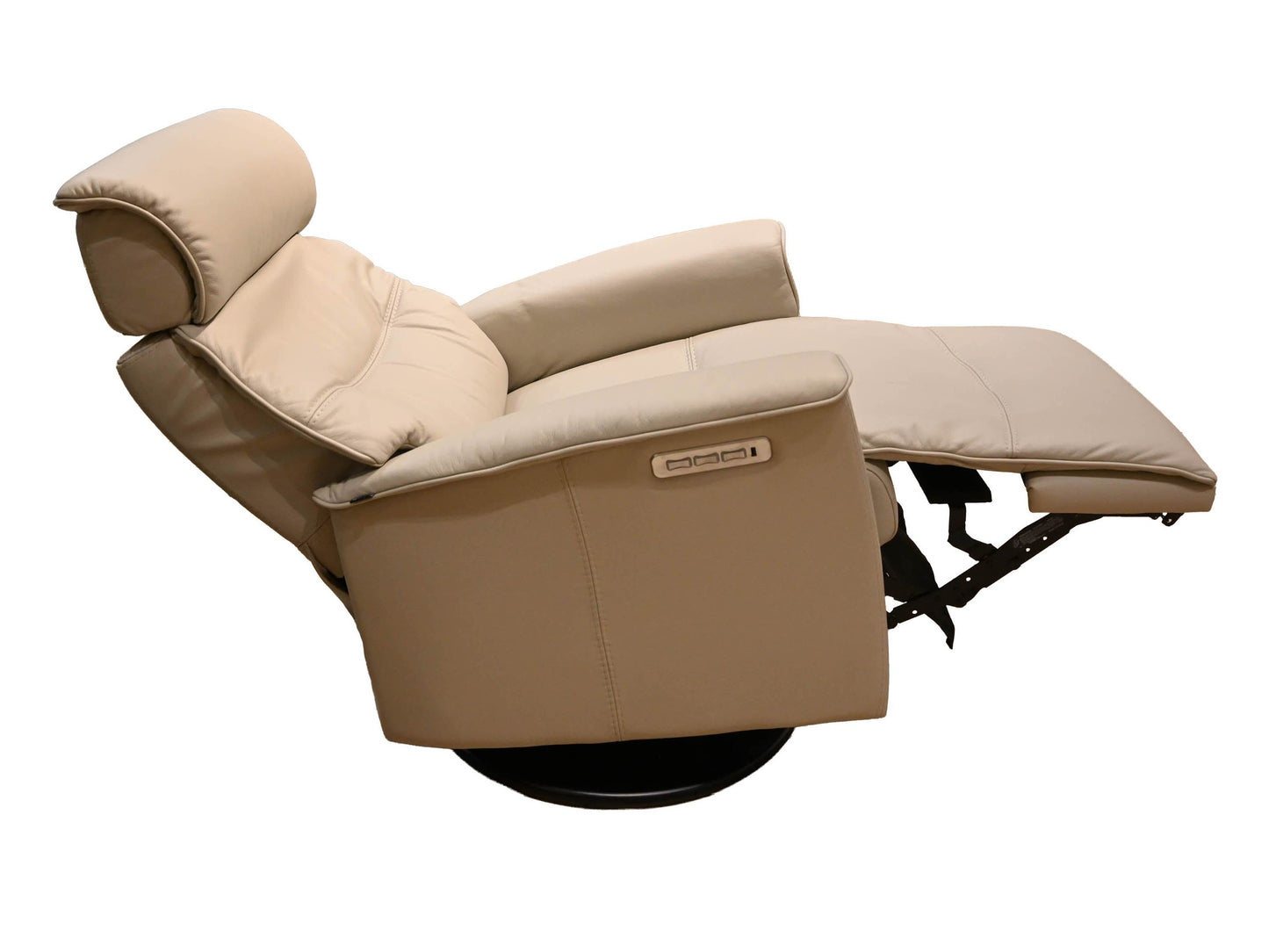 Fjords Major Small Swivel Glider with Headrest and Lumbar
