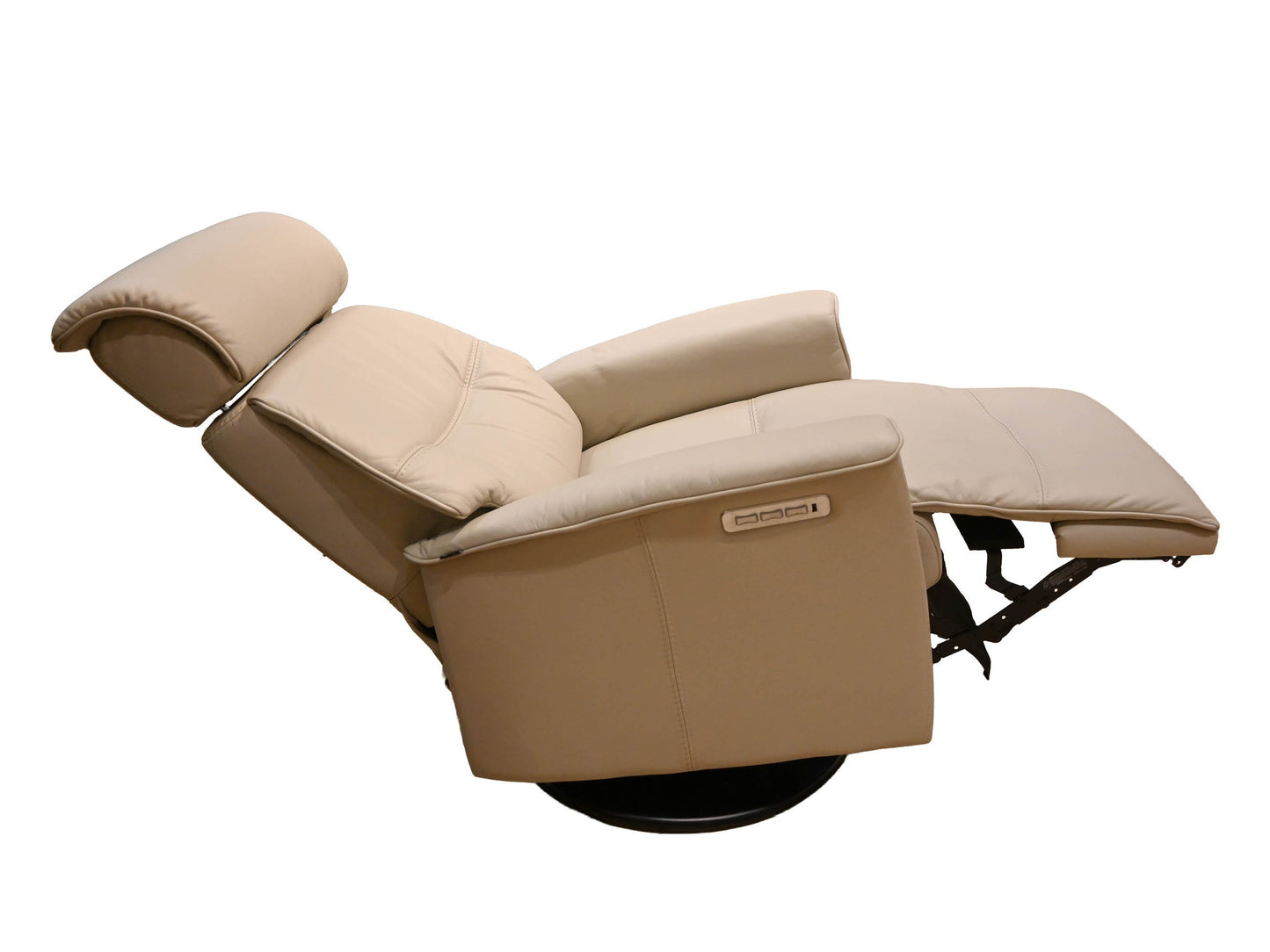 Fjords Major Small Swivel Glider with Headrest and Lumbar