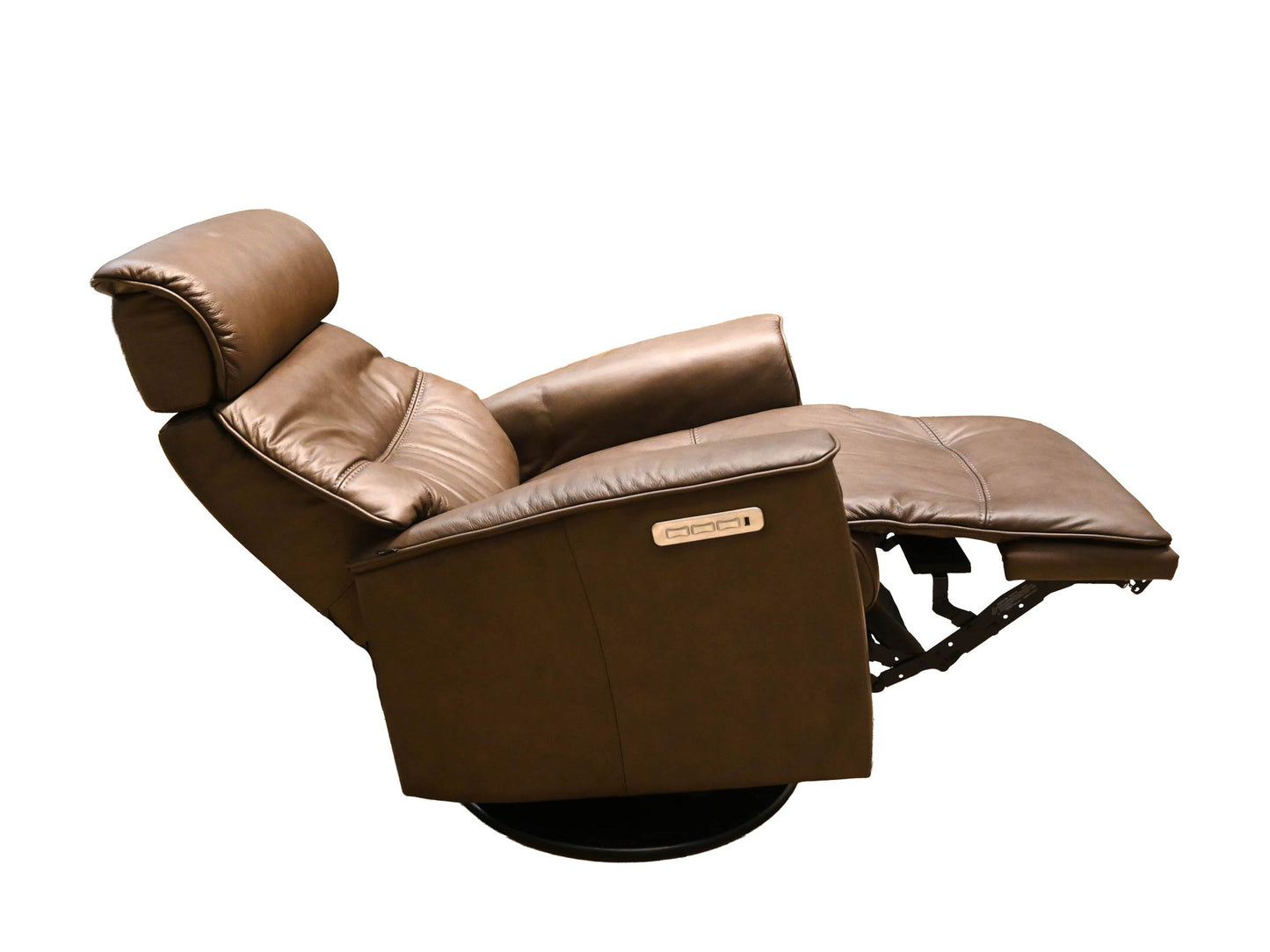 Fjords Major Small Swivel Glider with Headrest and Lumbar