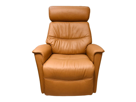 Fjords Major Large Swivel Glider Recliner with Headrest and Lumbar