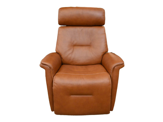 Fjords Rome Large Swivel Glider Recliner with Headrest and Lumbar
