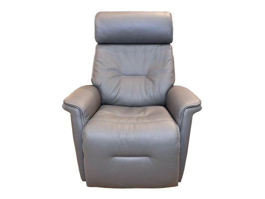 Fjords Rome Large Swivel Glider Recliner with Adj. Headrest and Lumbar in Graphite
