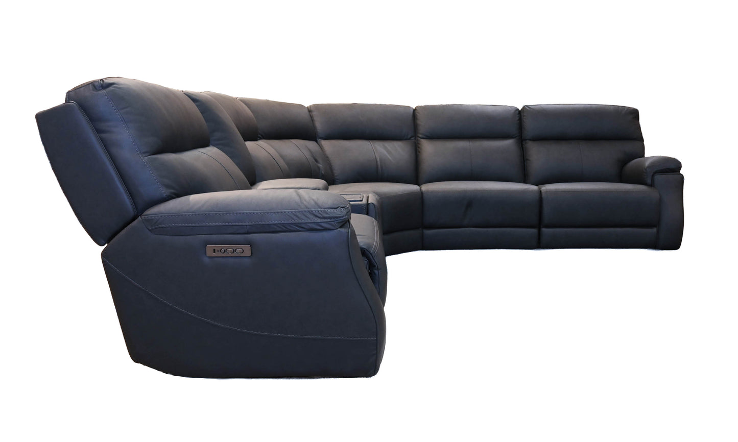 Futura Power 2 Piece Sectional with Console