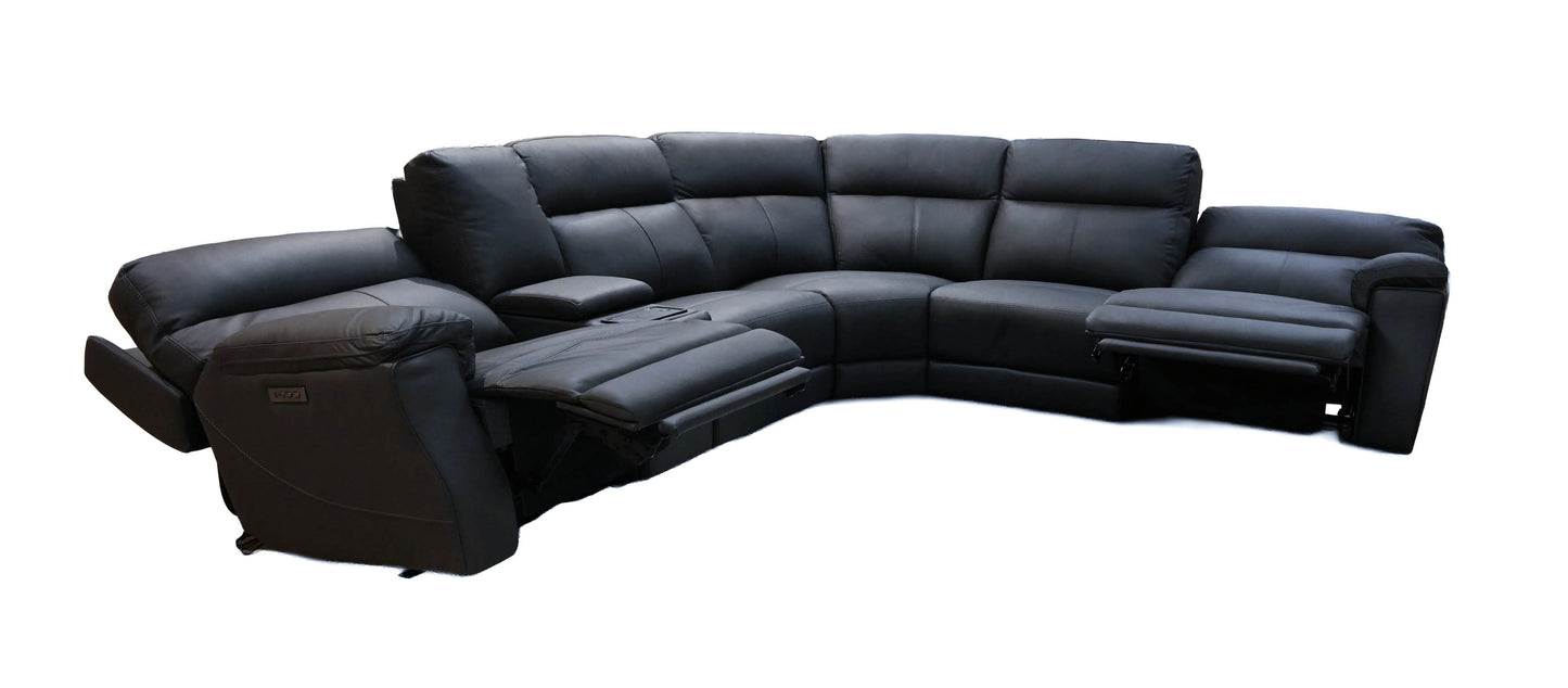 Futura Power 2 Piece Sectional with Console