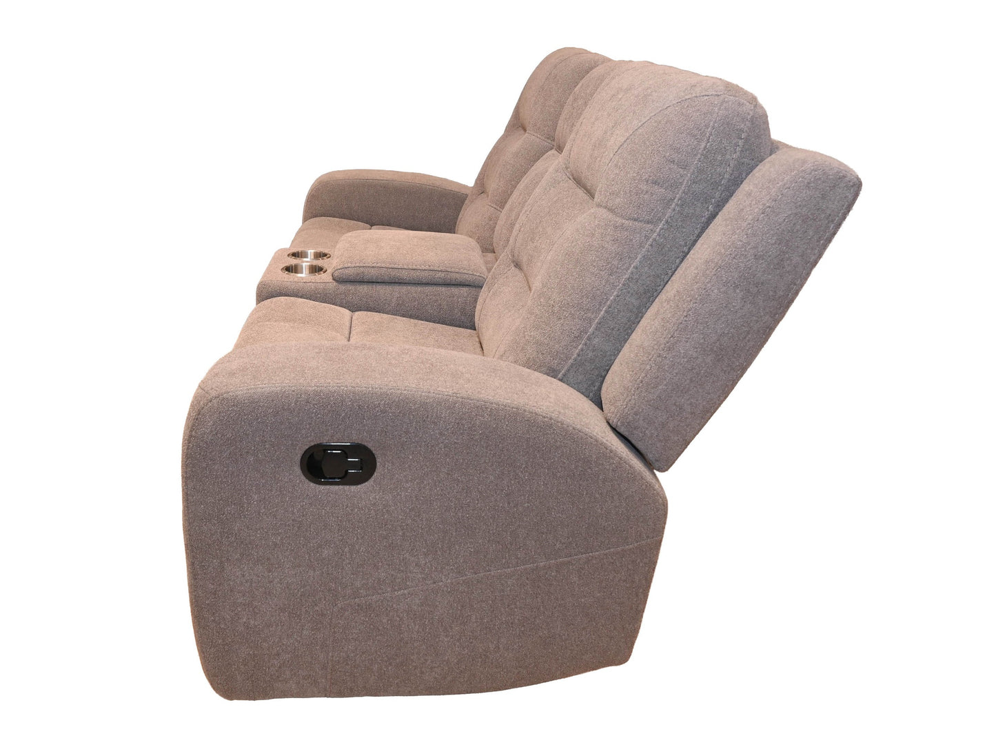 K-Motion Manual Reclining Loveseat with Console