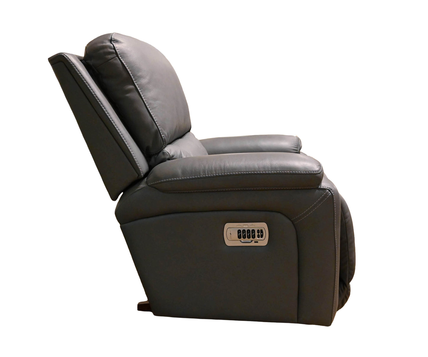 LaZBoy Greyson Power Recliner with Headrest & Lumbar