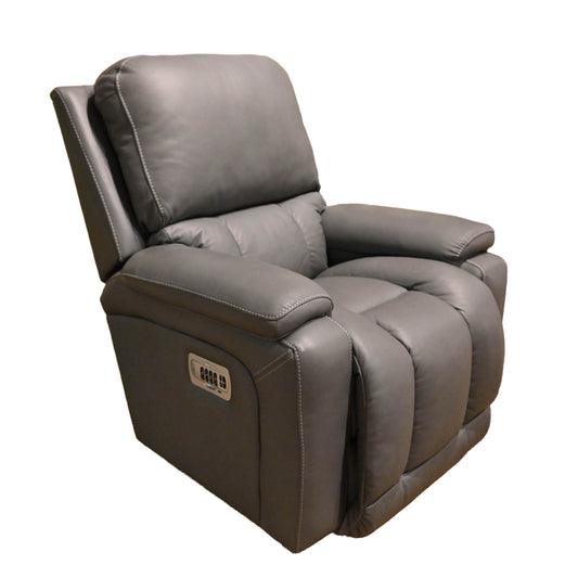 LaZBoy Greyson Power Recliner with Headrest & Lumbar