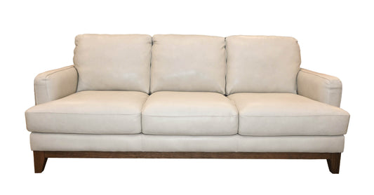 Softline Italian Leather Sofa in Dutton Ivory