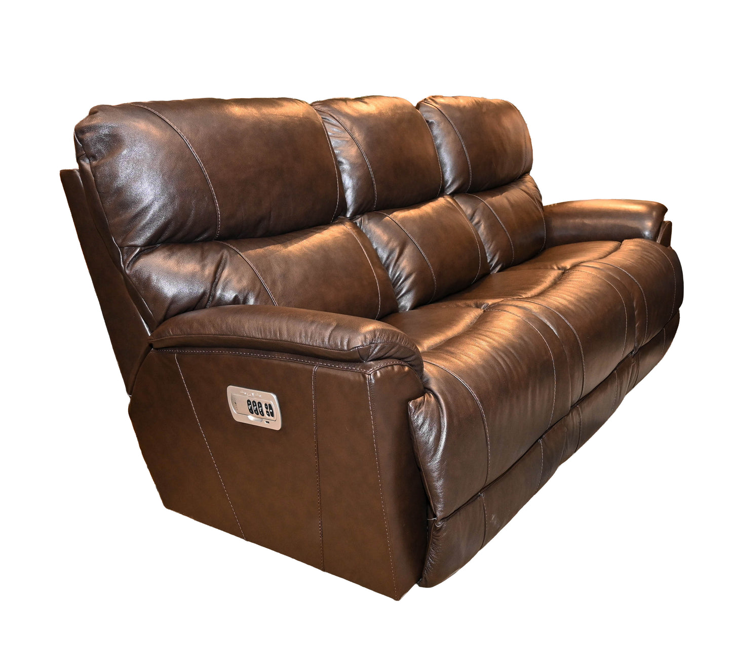 La-Z-Boy Trouper Power Sofa With Adjustable Headrest & Lumbar