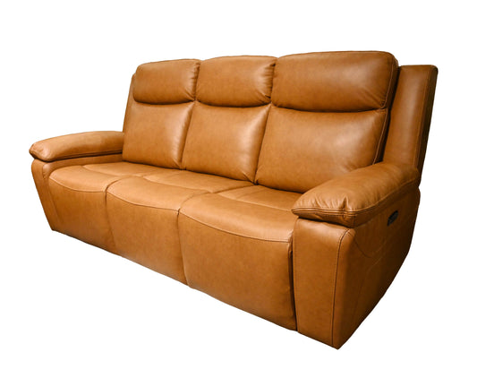 K-Motion Power Reclining Sofa with Adjustable Headrest