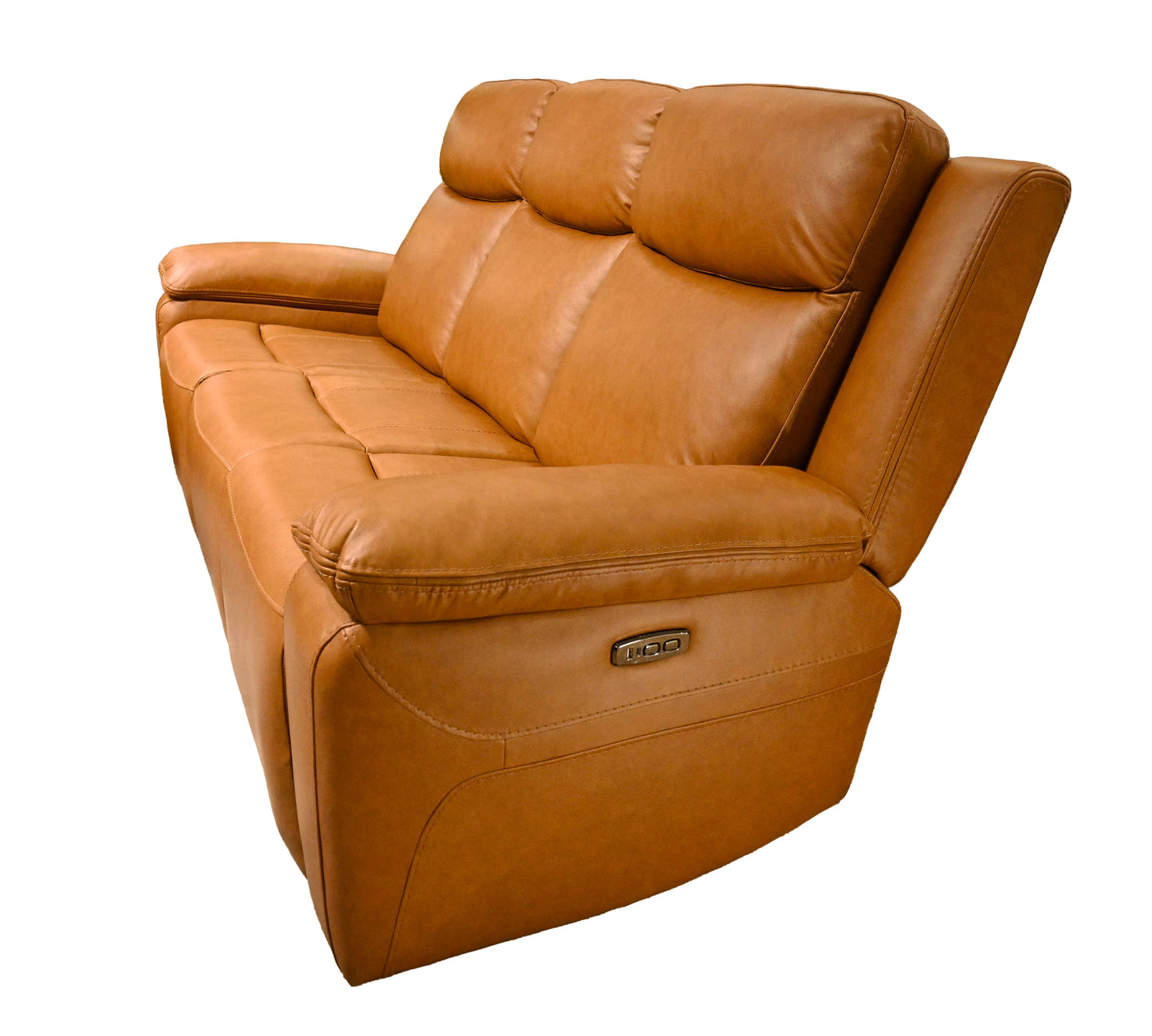K-Motion Power Reclining Sofa with Adjustable Headrest