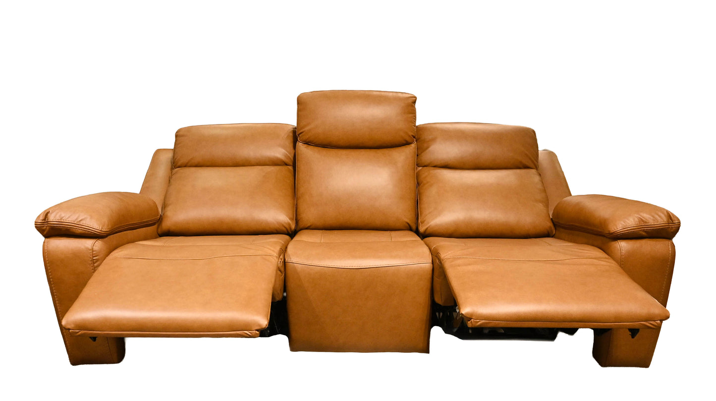 K-Motion Power Reclining Sofa with Adjustable Headrest