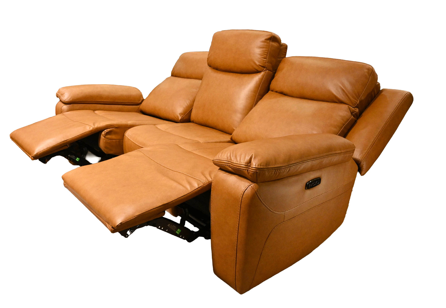 K-Motion Power Reclining Sofa with Adjustable Headrest