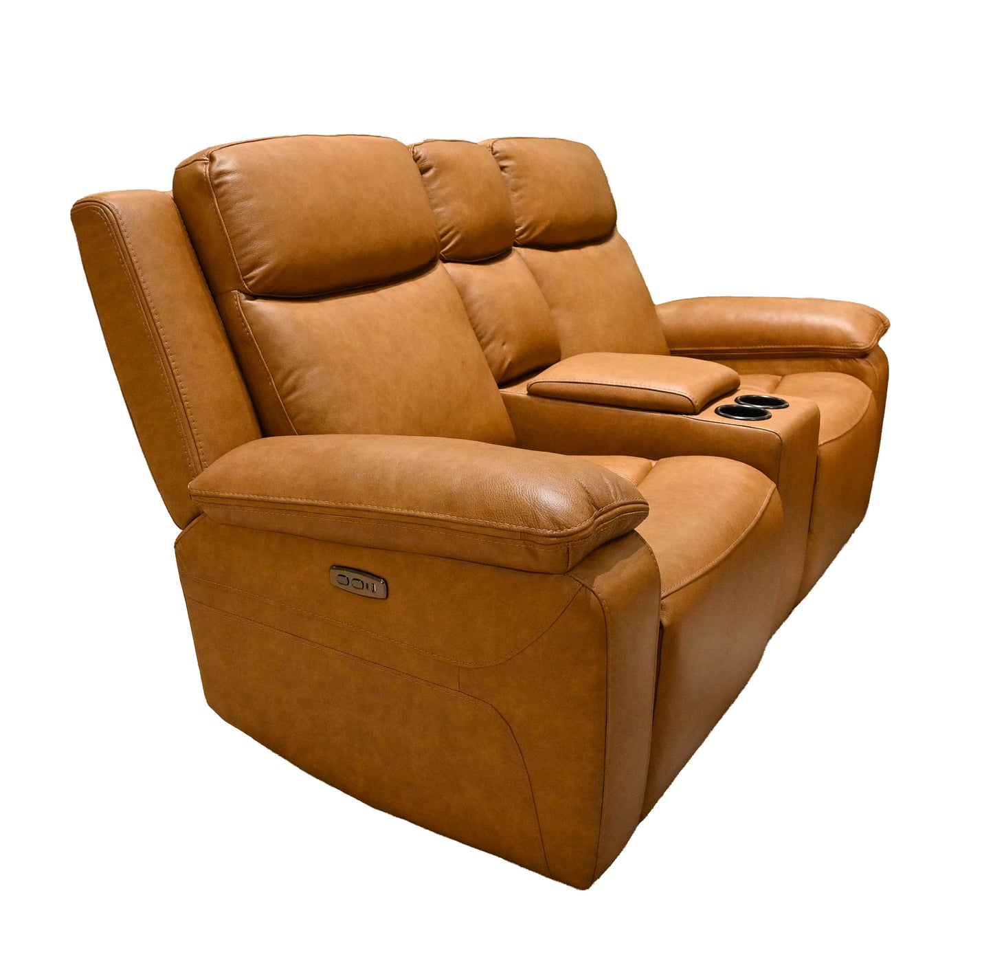 K-Motion Power Loveseat With Console