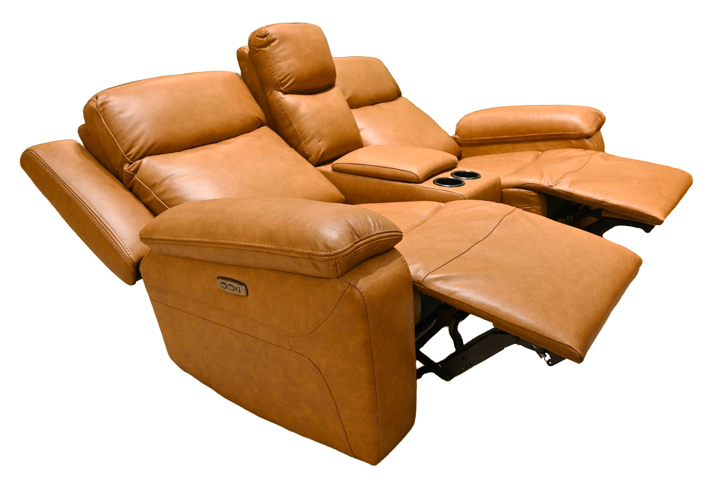 K-Motion Power Loveseat With Console