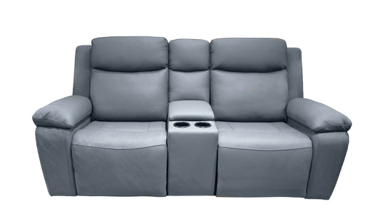 K-Motion Manual Reclining Loveseat with Console