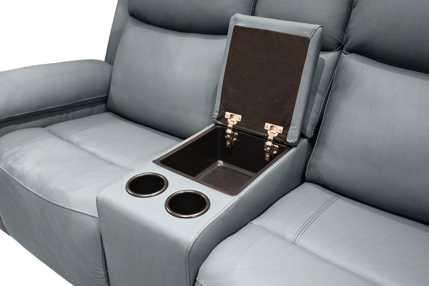 K-Motion Manual Reclining Loveseat with Console