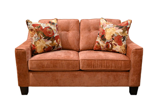 Superstyle Stationary Loveseat in Martin Rose